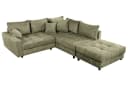 riess-ambiente Ecksofa KENT 220cm Grün Cord L-Form Bild 1