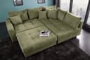 riess-ambiente Ecksofa KENT 220cm Grün Cord L-Form Bild 4