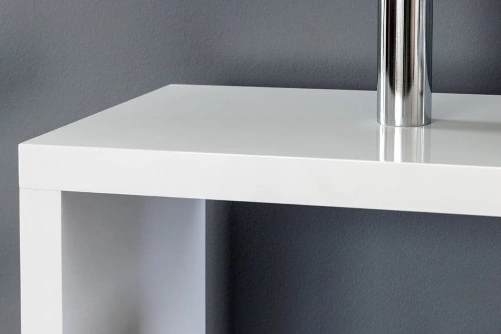 riess-ambiente Standregal SNAKE Weiß/Silber Modern - Bild 4