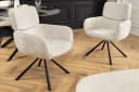riess-ambiente Drehstuhl UNIQUE Champagner-Beige Esszimmerstuhl Bild 2