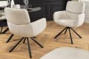 riess-ambiente Drehstuhl UNIQUE Champagner-Beige Esszimmerstuhl Bild 4