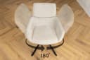 riess-ambiente Drehstuhl UNIQUE Champagner-Beige Esszimmerstuhl Bild 5