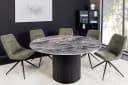 riess-ambiente Esstisch UNIQUE Ø120cm schwarz Keramik Bild 2