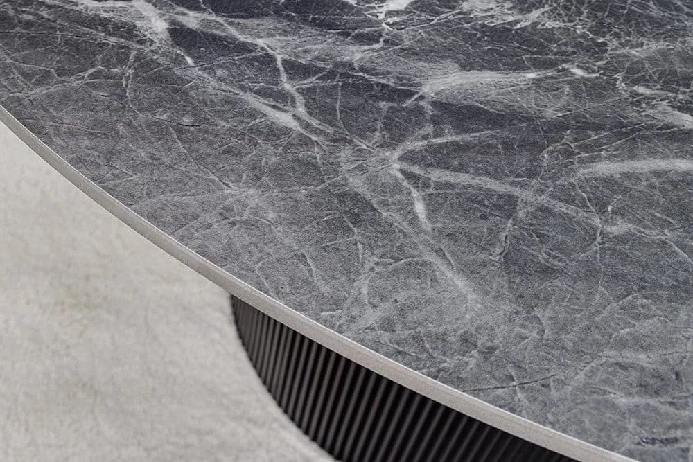 riess-ambiente Esstisch UNIQUE Ø120cm schwarz Keramik - Bild 5