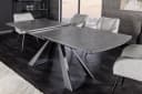 riess-ambiente Esstisch CONCORD Graphit Grau Keramik Metall Ausziehbar Bild 4