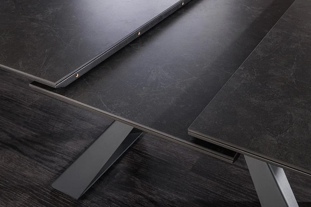 riess-ambiente Esstisch CONCORD Graphit Grau Keramik Metall Ausziehbar - Bild 5