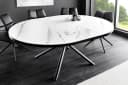 riess-ambiente Esstisch MIKADO Oval Ausziehbar Keramik Weiß/Schwarz Bild 1