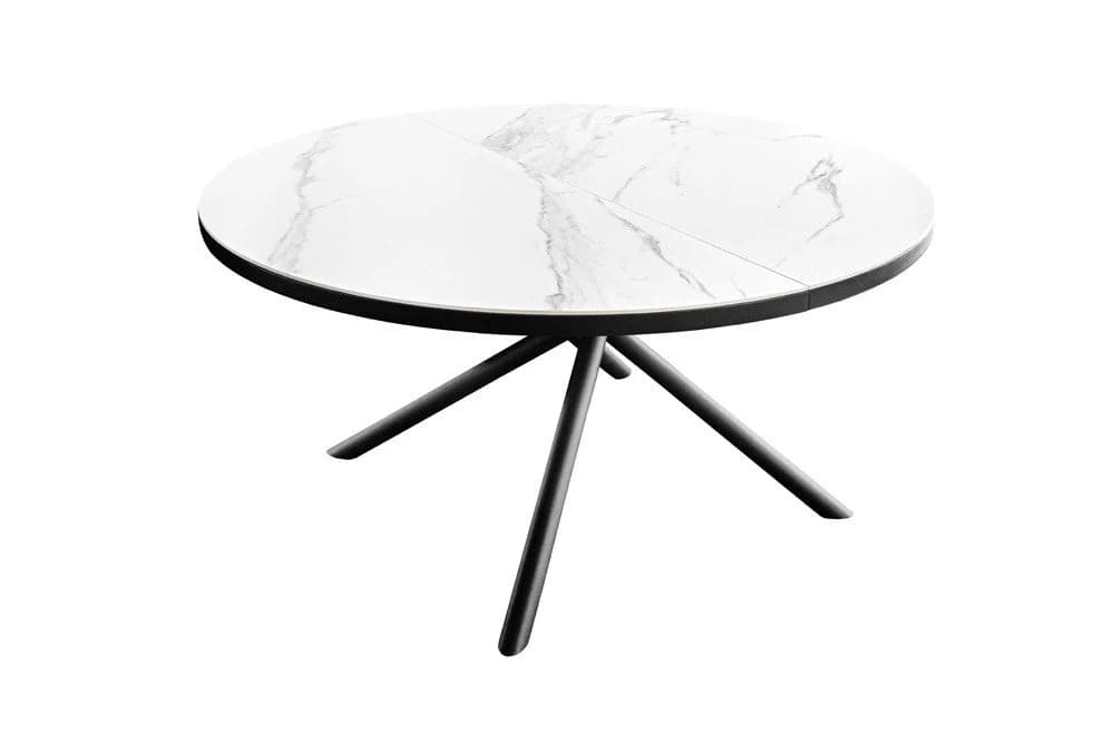 riess-ambiente Esstisch MIKADO Oval Ausziehbar Keramik Weiß/Schwarz - Bild 4