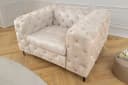 riess-ambiente Chesterfield-Sessel MODERN BAROCK Samt beige Bild 1