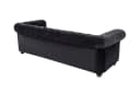 riess-ambiente Chesterfield 3-Sitzer Sofa Schwarz Samt Bild 5