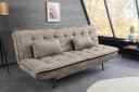 riess-ambiente Schlafsofa JAZZ 195cm taupe – 3-Sitzer Sofa mit Bettfunktion, Microfaser, modern Bild 3