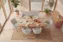 riess-ambiente Polsterbank SCANDINAVIA beige mit Armlehne Massivholz Bild 4