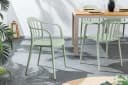 riess-ambiente Gartenstuhl STUDIO ITALIA salbei Kunststoff stapelbar Bild 4