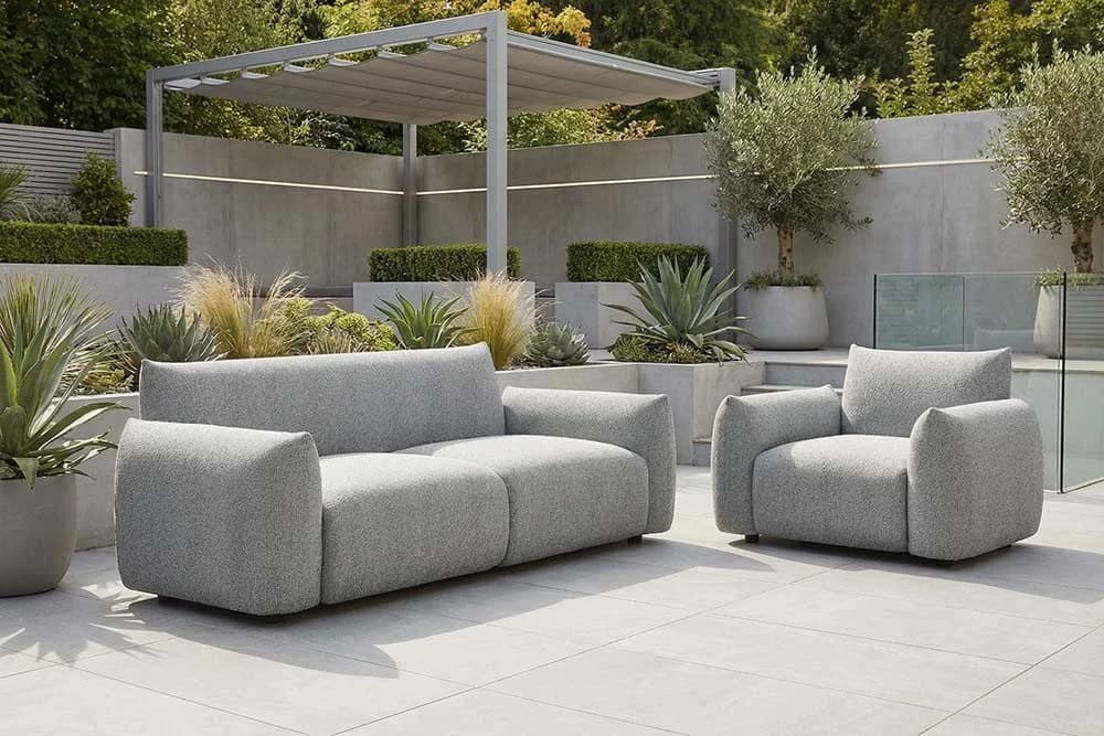 riess-ambiente Loungesofa SEAHAWK 205cm Anthrazit Outdoor - Bild 4