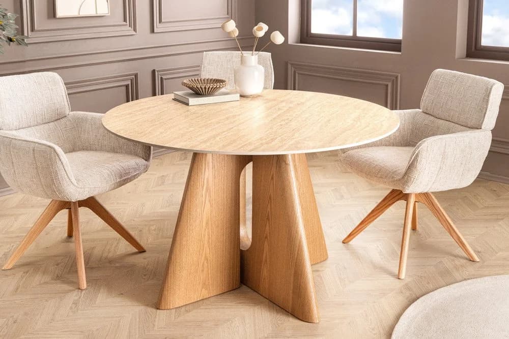riess-ambiente Esstisch ORGANIKO 120cm natur - Keramik Eiche - Bild 5