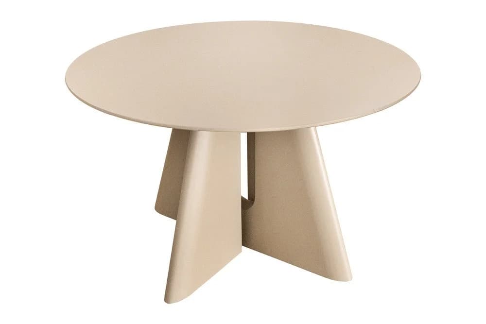 riess-ambiente Esstisch ORGANIKO 120cm rund Beige/Grau MDF