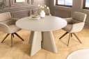 riess-ambiente Esstisch ORGANIKO 120cm rund Beige/Grau MDF Bild 5