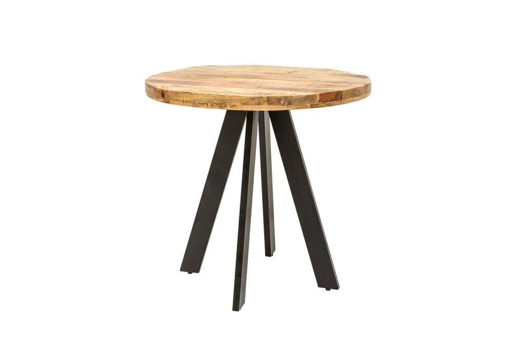 riess-ambiente Esstisch IRON CRAFT 100cm rund Mangoholz Metall Industrial