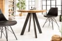 riess-ambiente Esstisch IRON CRAFT 100cm rund Mangoholz Metall Industrial Bild 3