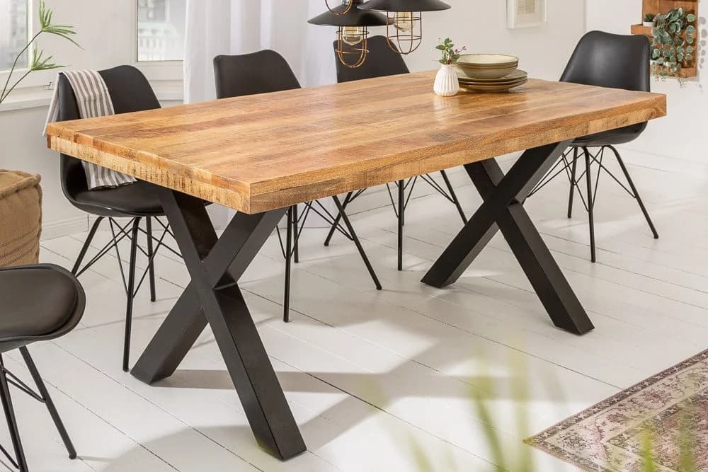 riess-ambiente Esstisch IRON CRAFT 160cm Massivholz Industrial - Bild 2