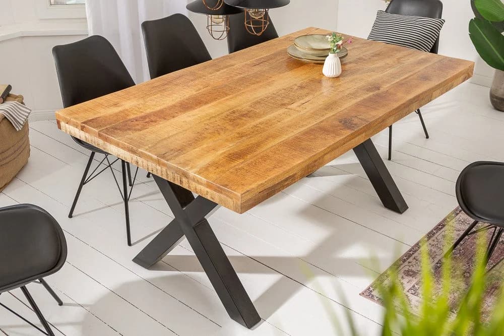 riess-ambiente Esstisch IRON CRAFT 160cm Massivholz Industrial - Bild 4
