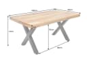 riess-ambiente Esstisch IRON CRAFT 160cm Massivholz Industrial Bild 5