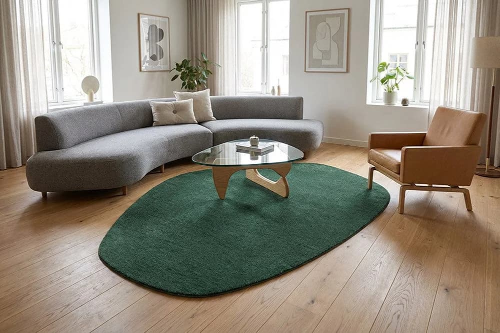 riess-ambiente Designteppich ORGANIC Grün Organische Form Hochflor - Bild 3