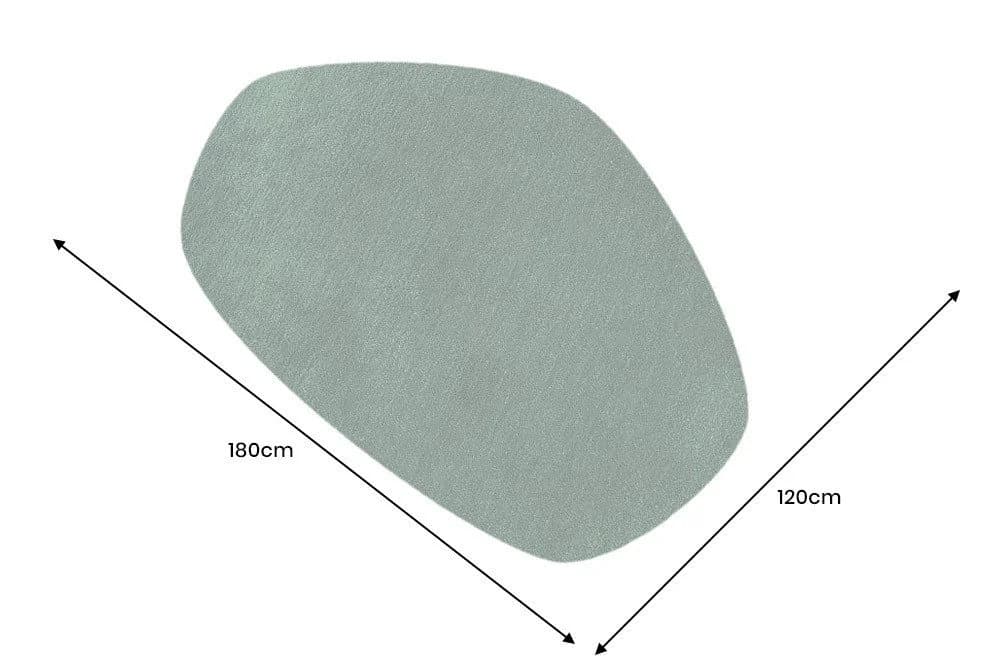riess-ambiente Designteppich ORGANIC Grün Organische Form Hochflor - Bild 4