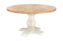 riess-ambiente Esstisch HAMPTONS 120 cm Hellbraun/Creme Pinienholz Bild 1