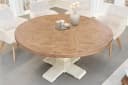 riess-ambiente Esstisch HAMPTONS 120 cm Hellbraun/Creme Pinienholz Bild 4