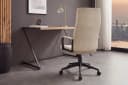 riess-ambiente Bürostuhl LAZIO beige/schwarz Samt höhenverstellbar Bild 5
