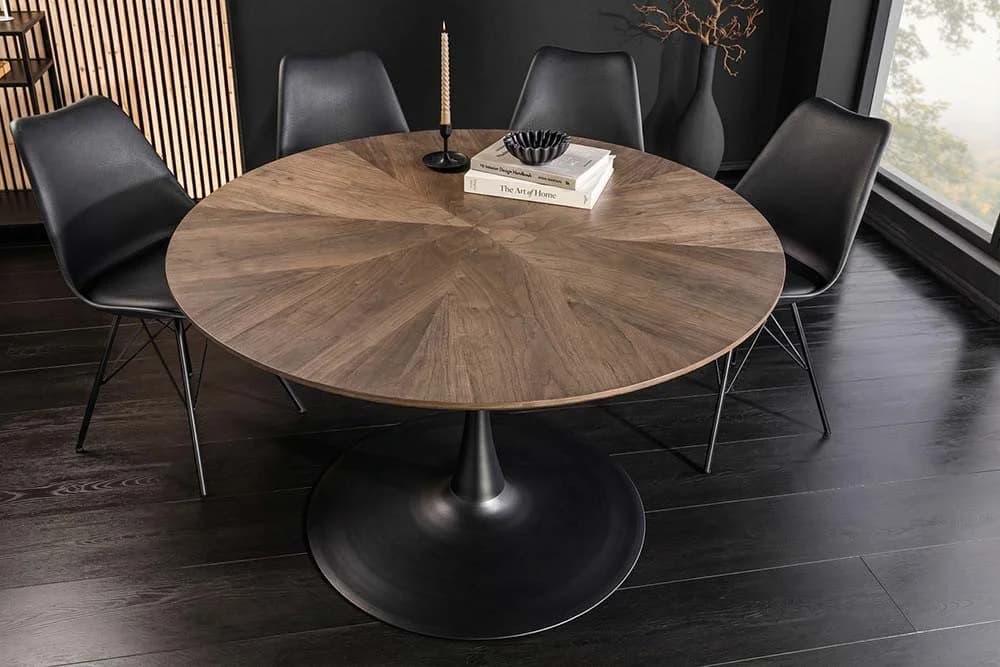 riess-ambiente Esstisch ATELIER 120cm Walnuss Metall - Bild 2