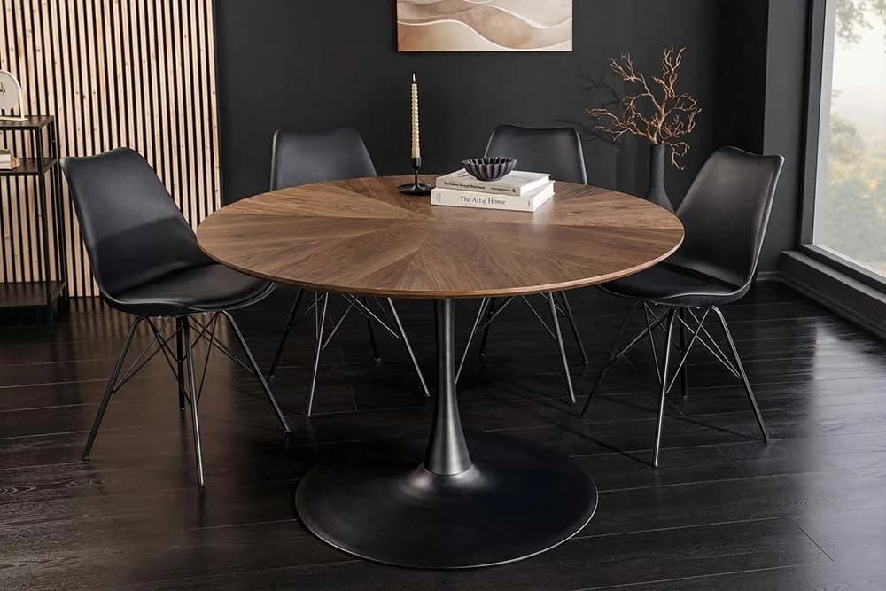riess-ambiente Esstisch ATELIER 120cm Walnuss Metall - Bild 3