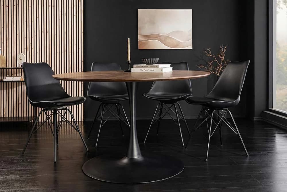 riess-ambiente Esstisch ATELIER 120cm Walnuss Metall - Bild 4