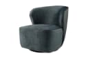 riess-ambiente Drehsessel GATSBY Petrol Samt 360° drehbar Bild 1