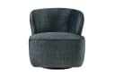 riess-ambiente Drehsessel GATSBY Petrol Samt 360° drehbar Bild 3