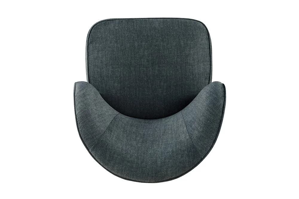 riess-ambiente Drehsessel GATSBY Petrol Samt 360° drehbar - Bild 4