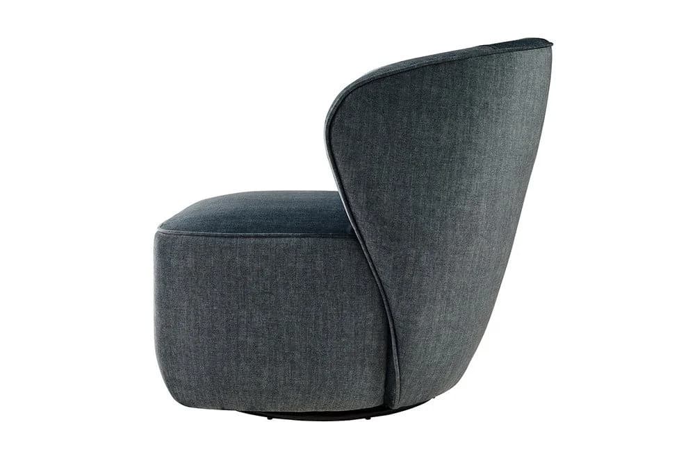 riess-ambiente Drehsessel GATSBY Petrol Samt 360° drehbar - Bild 5