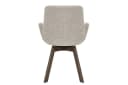 riess-ambiente Polsterstuhl BALTIC taupe Bouclé Eiche massiv 360° drehbar Bild 5