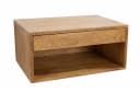 riess-ambiente Nachttisch PURE 50cm braun Mangoholz Wandregal Bild 1