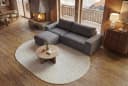riess-ambiente 3-Sitzer Sofa LOFT grau Samt Taschenfederkern Bild 4