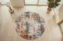 riess-ambiente Designteppich MODERN ART rund beige/grau/kupfer Kurzflor Bild 4
