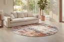 riess-ambiente Designteppich MODERN ART rund beige/grau/kupfer Kurzflor Bild 5
