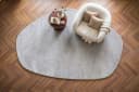 riess-ambiente Designteppich ORGANIC Creme Hochflor Bild 2