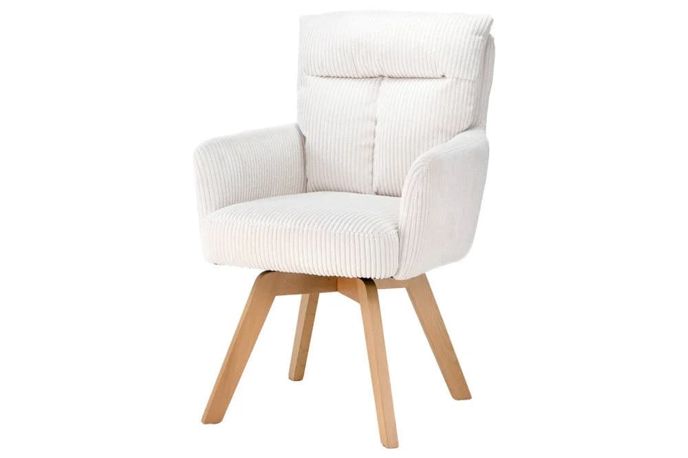 riess-ambiente Polsterstuhl BIG GEORGE beige mit 360° Drehfunktion