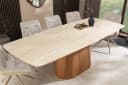 riess-ambiente Esstisch UNIQUE Säulenfuß Keramik Eiche natur/braun Bild 2