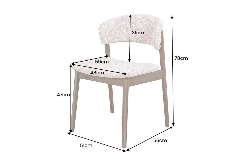 riess-ambiente Esszimmerstuhl VALHALLA WOOD Eiche massiv beige - Bild 3