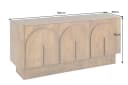 riess-ambiente Sideboard ARCADIA Mangomassivholz Bogenfront Soft-Close Japandi Bild 3