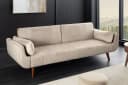 riess-ambiente Schlafsofa DIVANI Samt Walnussholz Retro 3-Sitzer Bild 2