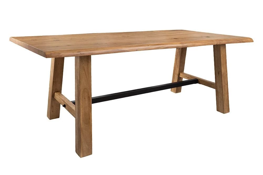 riess-ambiente Bartisch MAMMUT 220cm Akazie Metall Industrial Design
